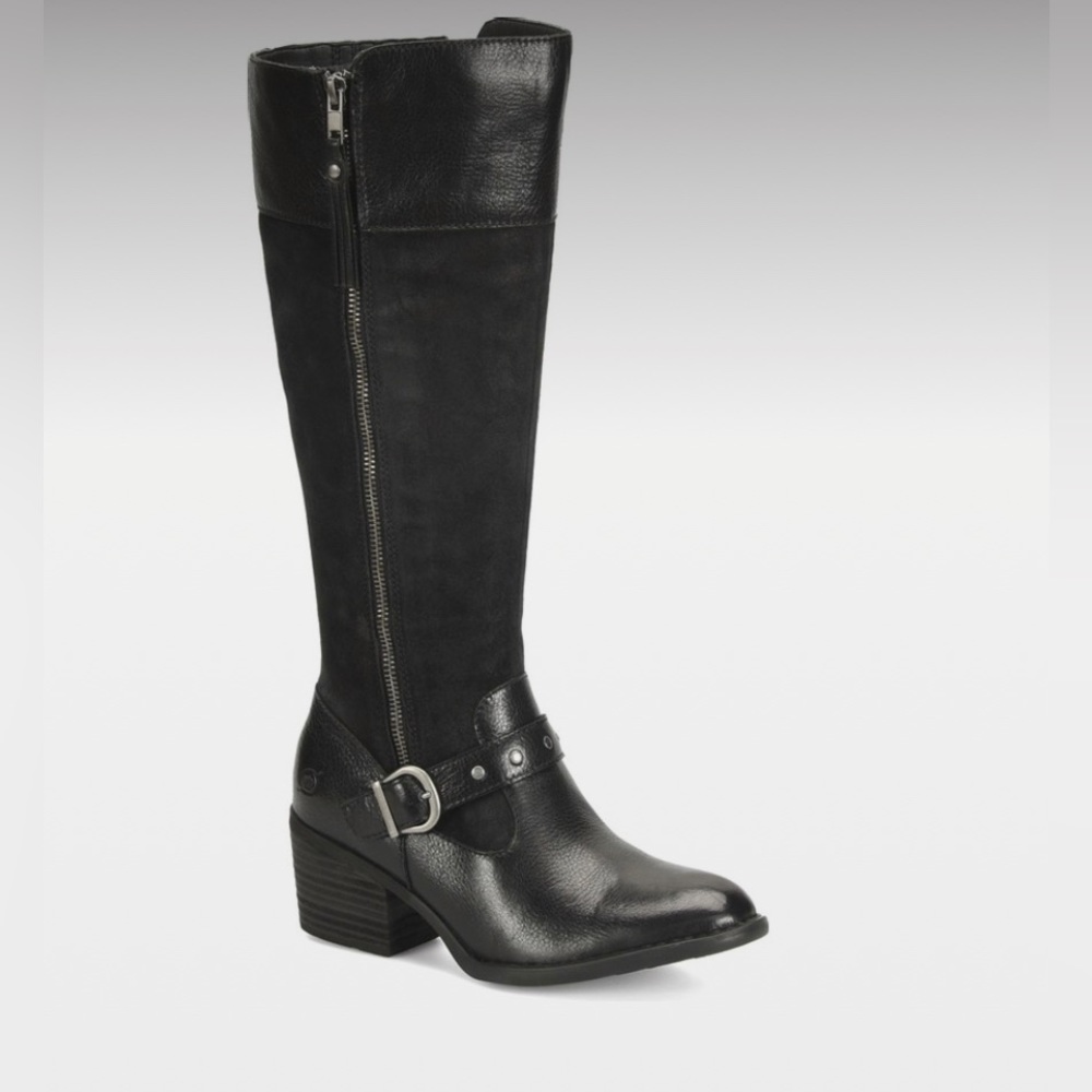 Black Born Alize Wide Calf Boot